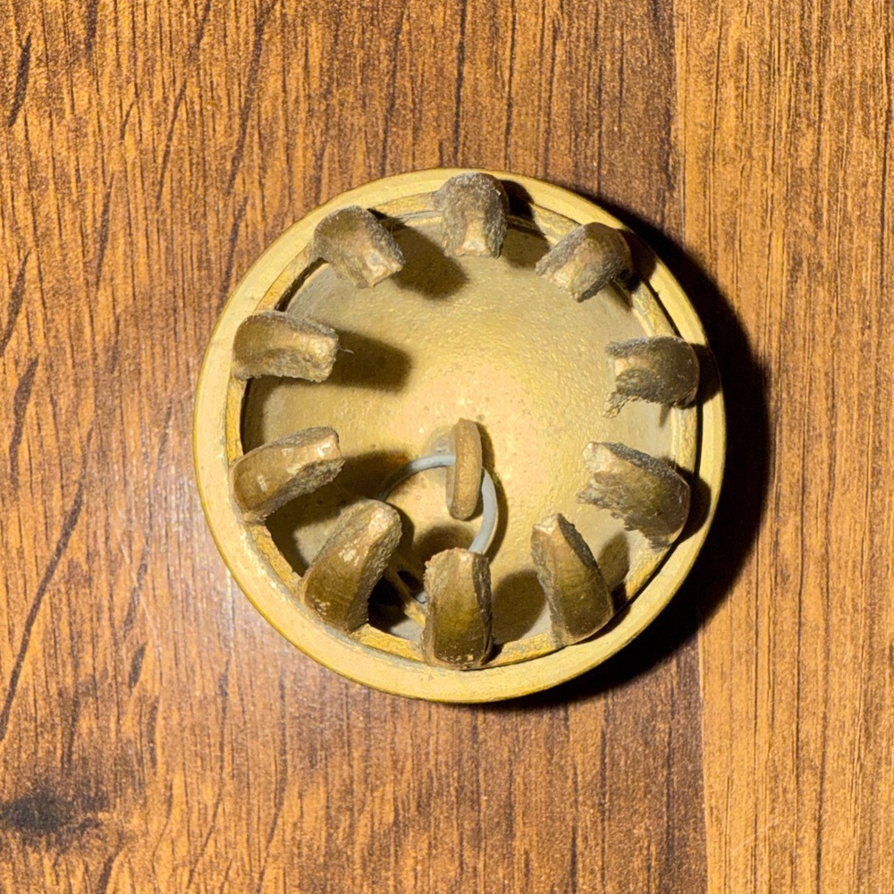 Antique Vintage Brass Decorative Claw Bell - Picture 6 of 7